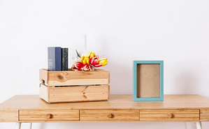 elegant console table décor