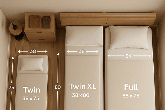 Which Mattress Size Works Best for Small Bedrooms or Studio Apartments?