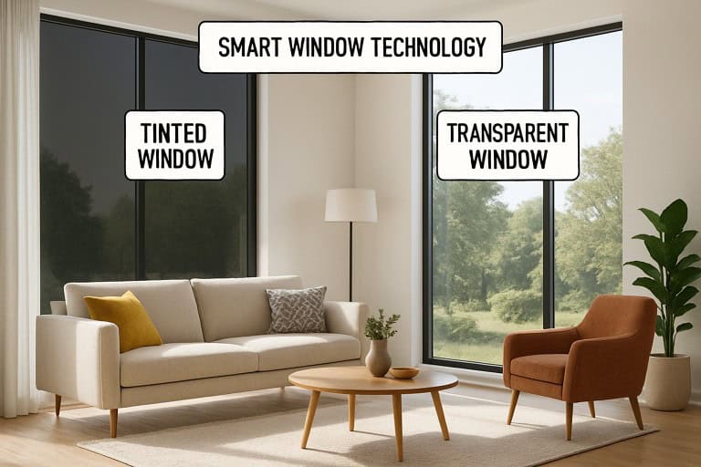 Stunning Sustainable Luxury Smart Home Smart Window Solutions image