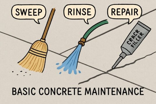 How Everyday Maintenance Can Prevent Concrete Damage