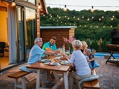 How to Create an Outdoor Entertaining Area for All Seasons
