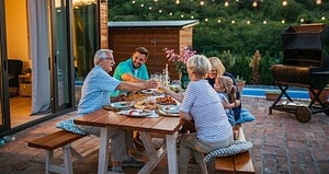 How to Create an Outdoor Entertaining Area for All Seasons