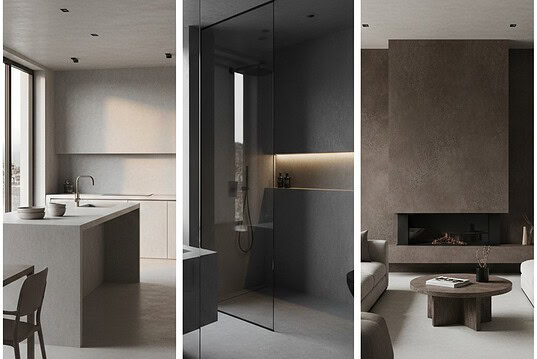 Microcement Design Ideas for Kitchens, Bathrooms, and Living Spaces